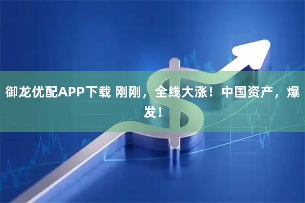 御龙优配APP下载 刚刚，全线大涨！中国资产，爆发！